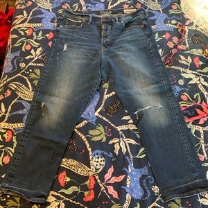 Button Fly Cigarette Jeans Gap 1969